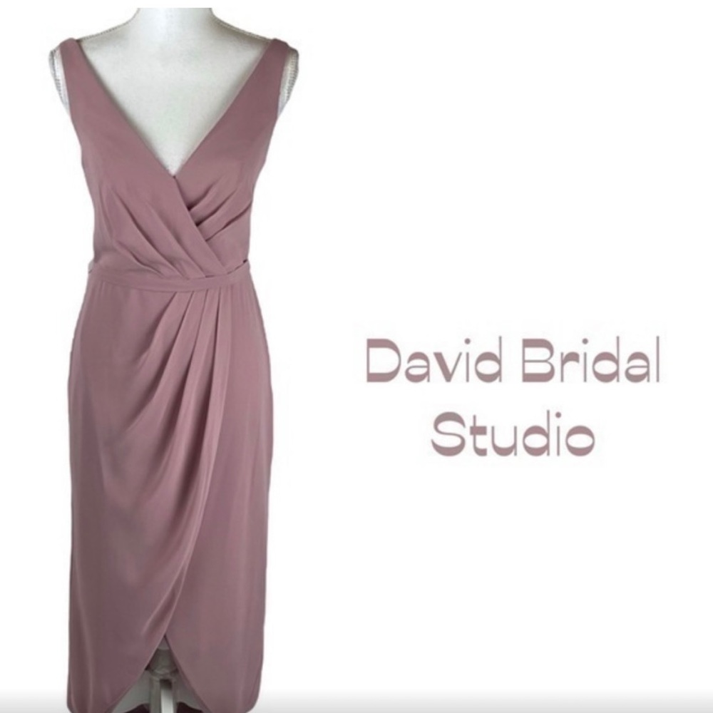 David’s Bridal Mauve Dress